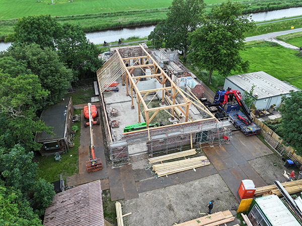 Herbouw Gebint constructie